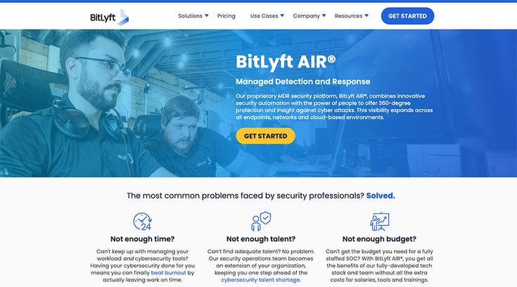 BitLyft-AIR-Homepage-Screenshot