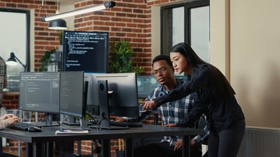 IT team creating an incident response plan