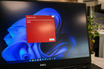 Malware on desktop computer