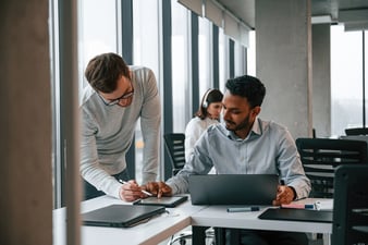 SMB office employees working