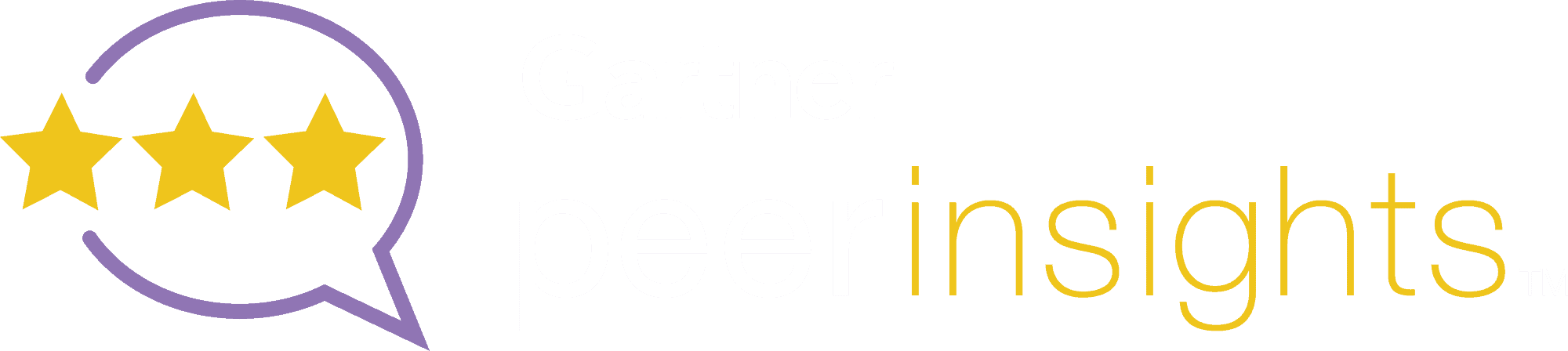 Gartner-Peer-Insights-Logo-White Gartner-Peer-Insights-Logo-White