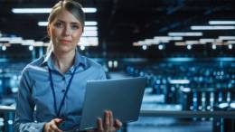 IT-manager-holding-computer
